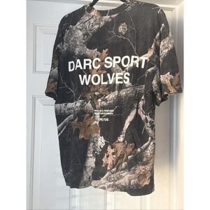 Darc Sports Wolves Woodland Camo Boxer Medium/M Into The Woods Shirt 285 Of 2000